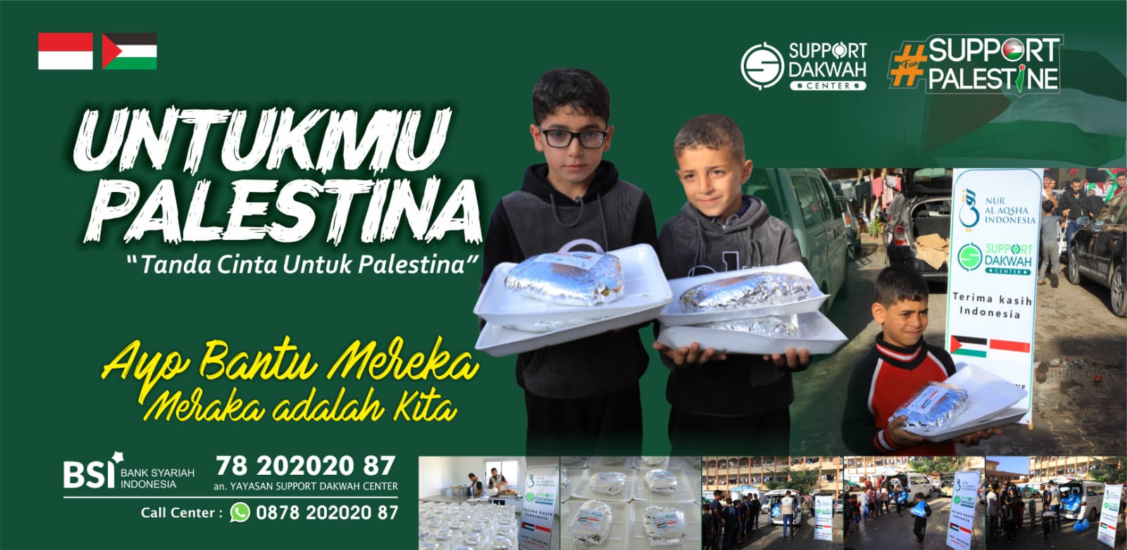 Donasi Bantu Gaza Palestina dari Indonesia